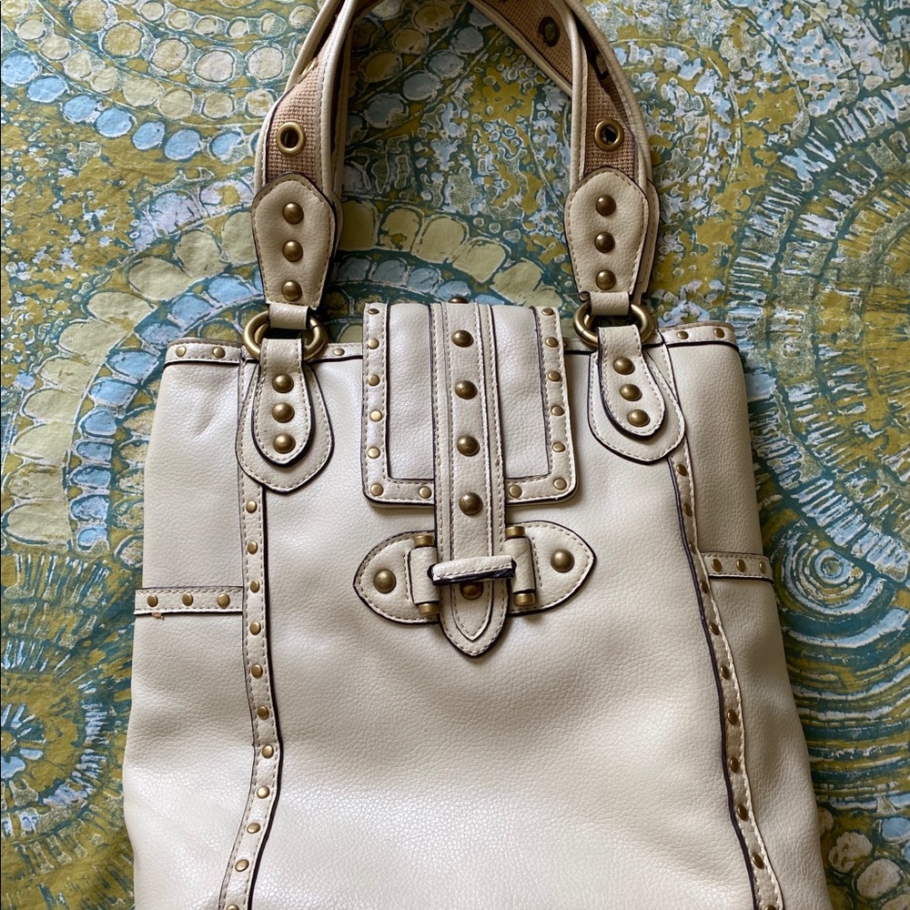 NINE WEST | Vegan Leather Studded Bag
